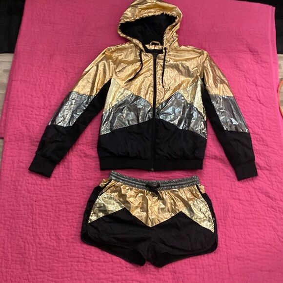 Scotch & Soda Pants - Scotch & Soda set ( windbreaker +shorts), S